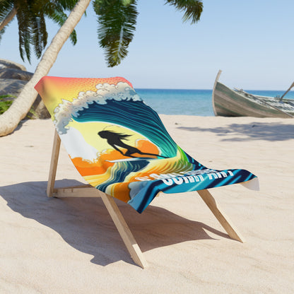 O'ahu Surf Company Surfer Girl Beach Towel. Hawaii Beach Towel. 30" × 60". Surf girl Hawaii beach towel.