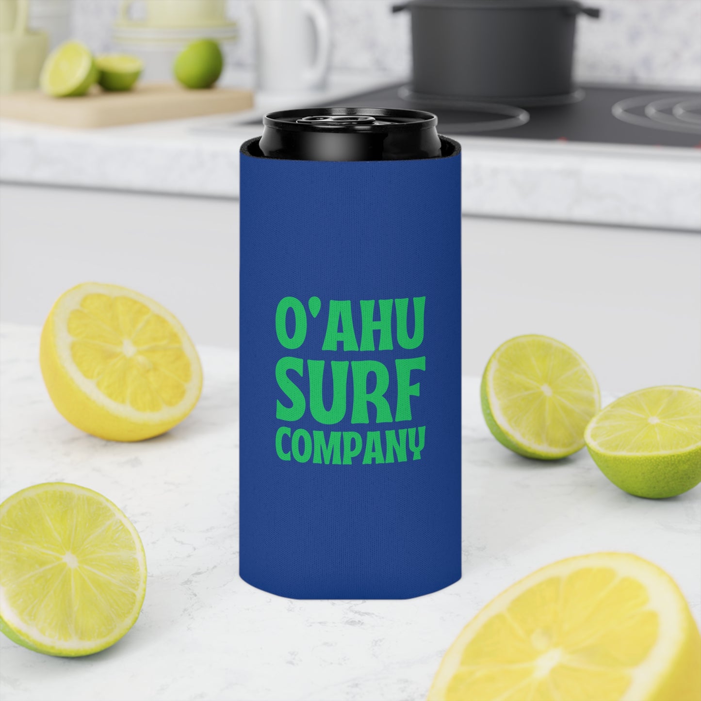 O'ahu Surf Company Can Koozie - Blue - O'ahu Surf Company - Can Cooler