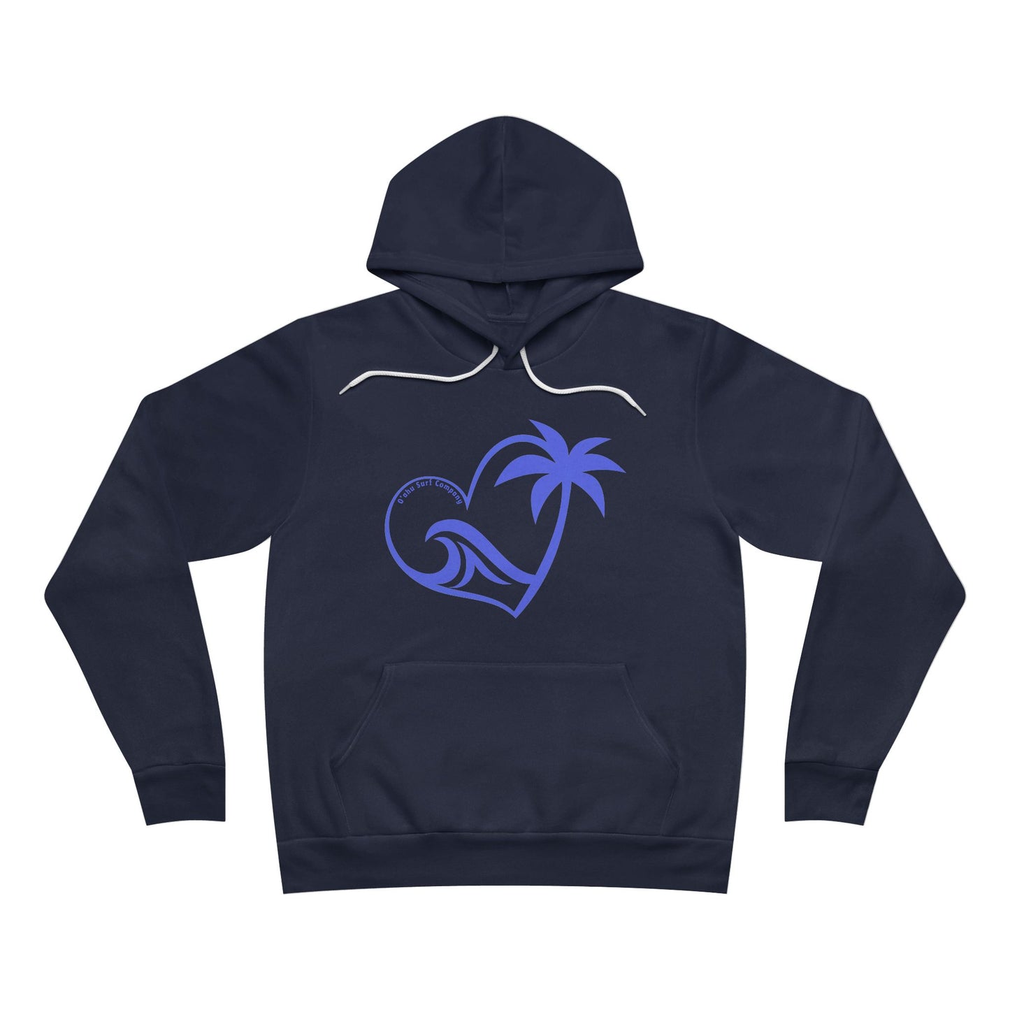 Heart Palm Wave Hawaii Women's Unisex Hoodie Sweatshirt