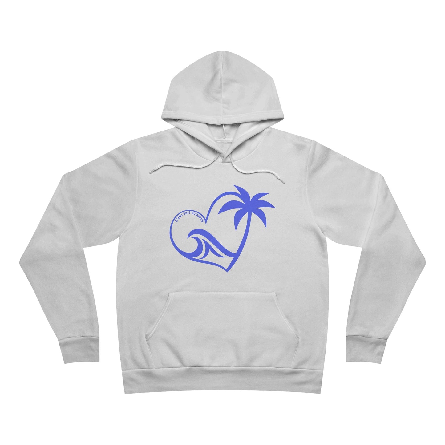 Heart Palm Wave Hawaii Women's Unisex Hoodie Sweatshirt