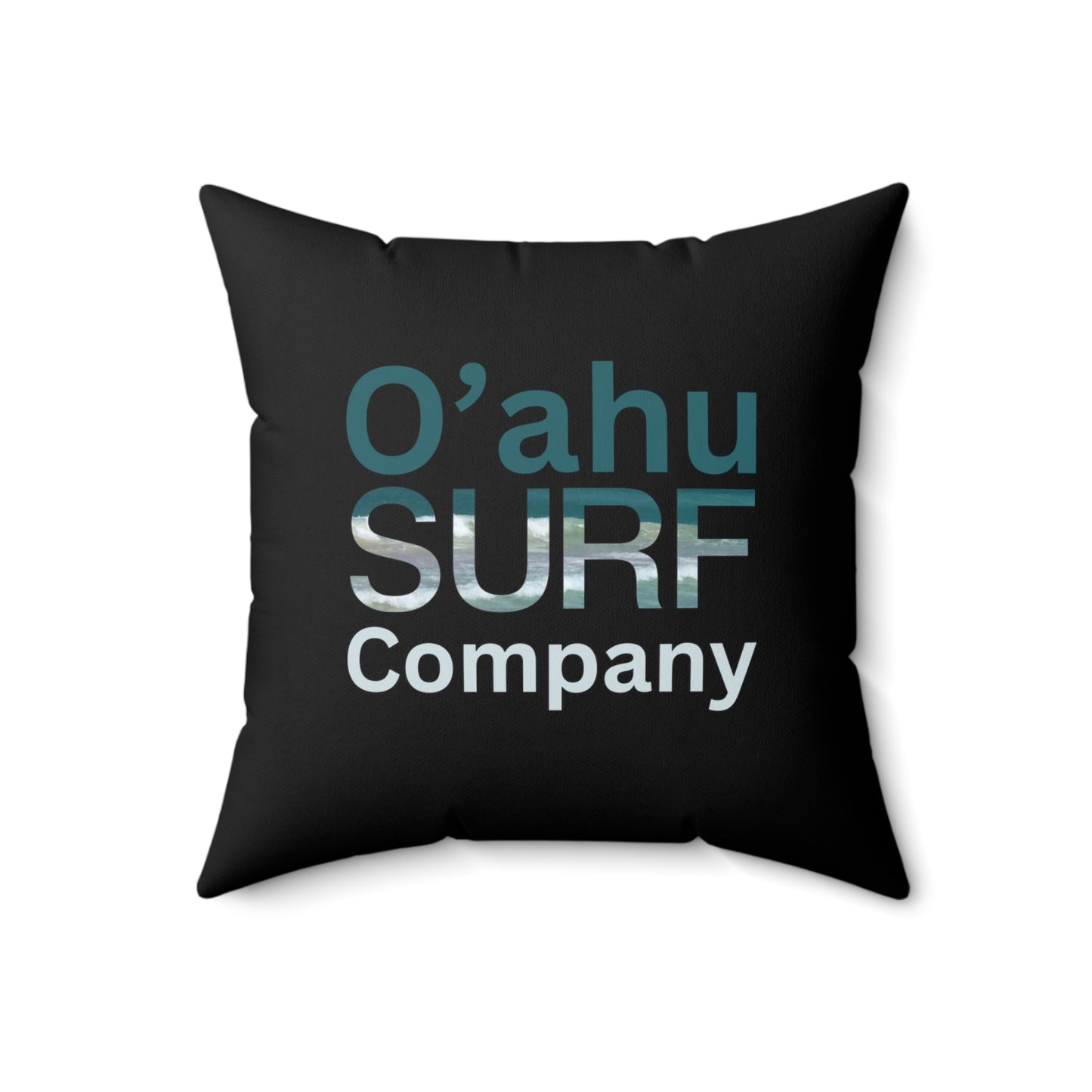 Hawaii Ocean Surfer Square Couch Pillow