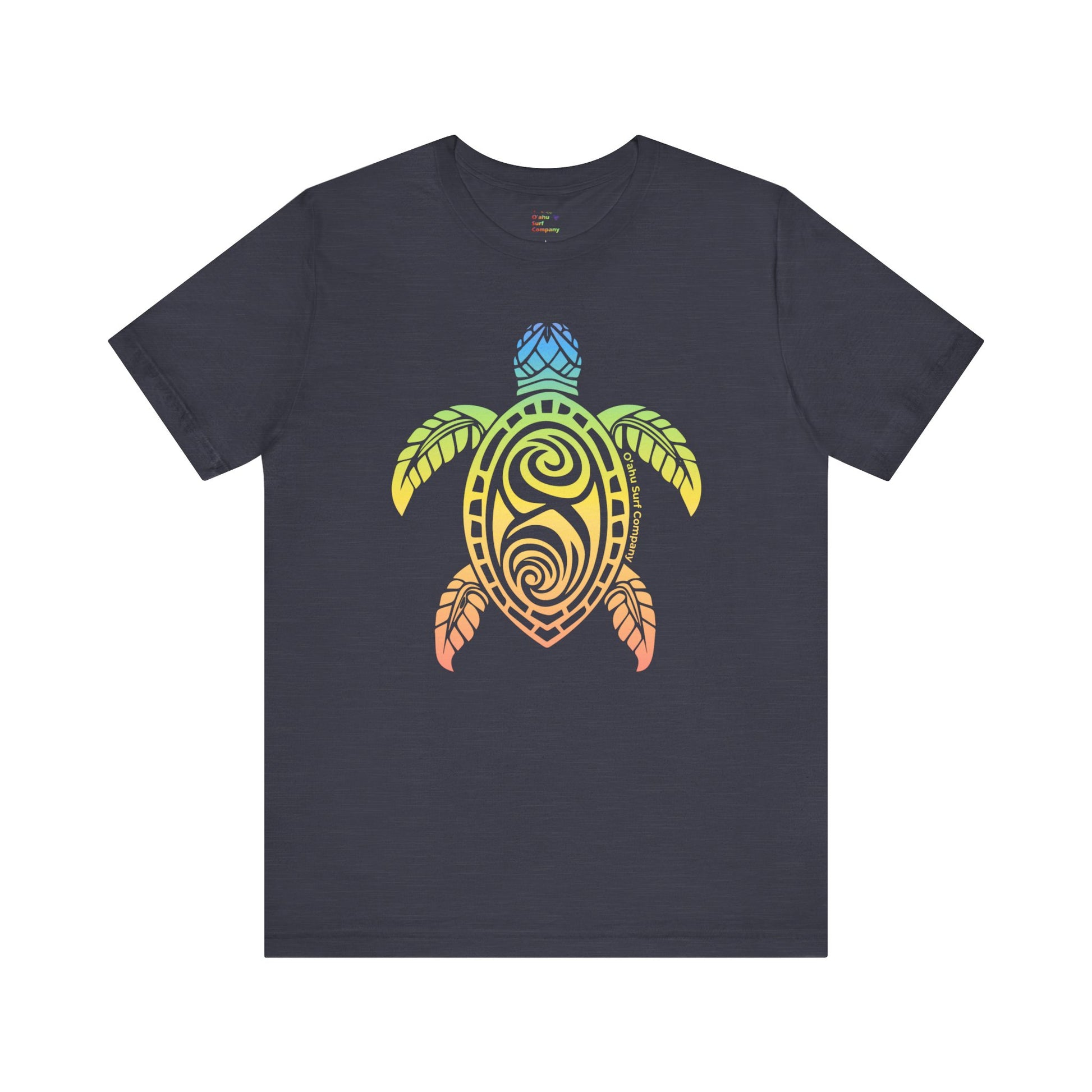 Rainbow Honu Hawaii Green Sea Turtle T-shirt - O'ahu Surf Company