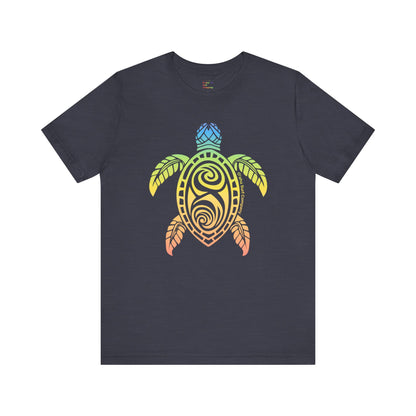 Rainbow Honu Hawaii Green Sea Turtle T-shirt - O'ahu Surf Company