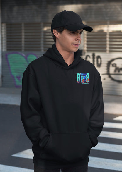 808 Hawaii Anime Vibes Men's Surf Hoodie Sweatshirt - O'ahu Surf Company