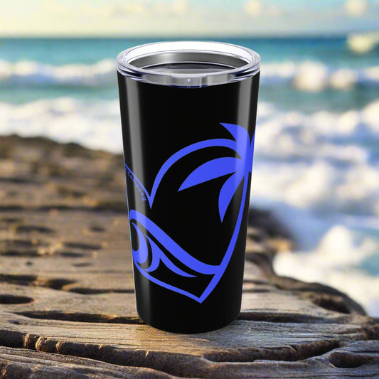 Heart Wave Palm Hawaii Tumbler 20oz