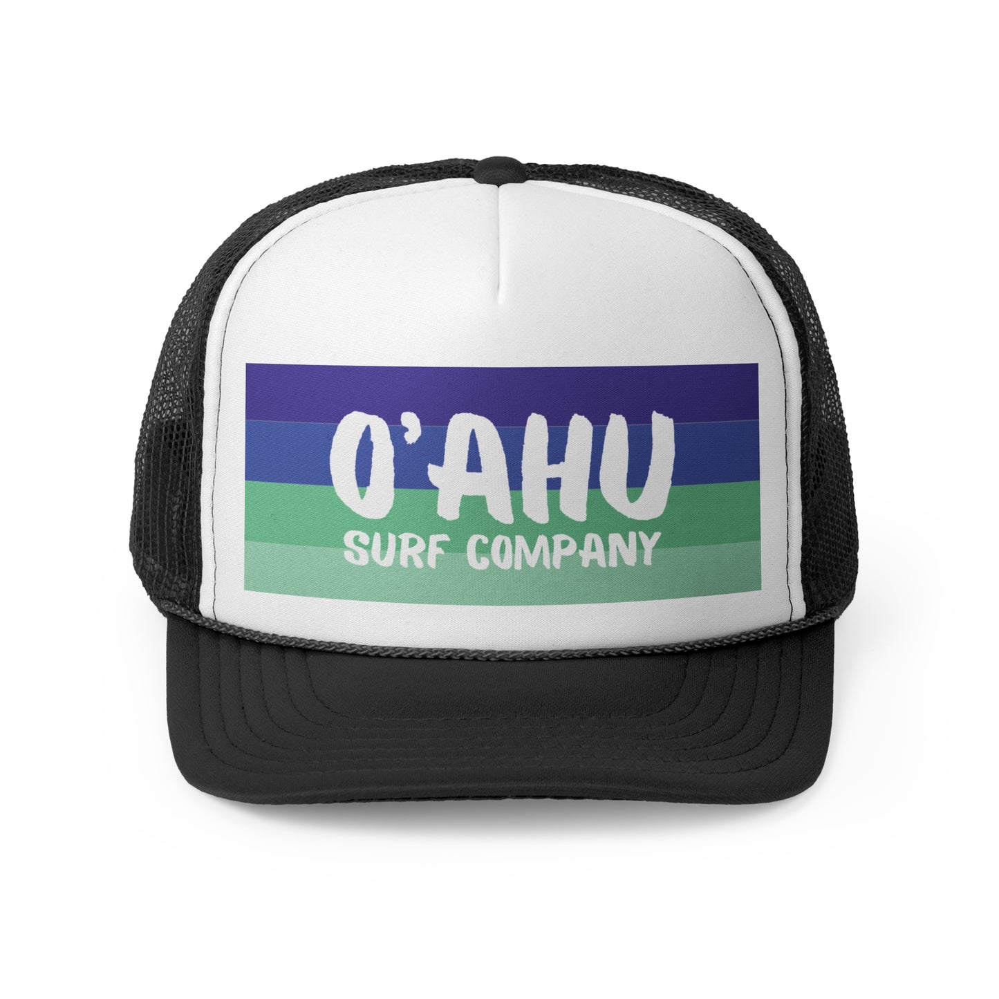 O'ahu Surf Company Hawaii Trucker Hat - Blue/Green