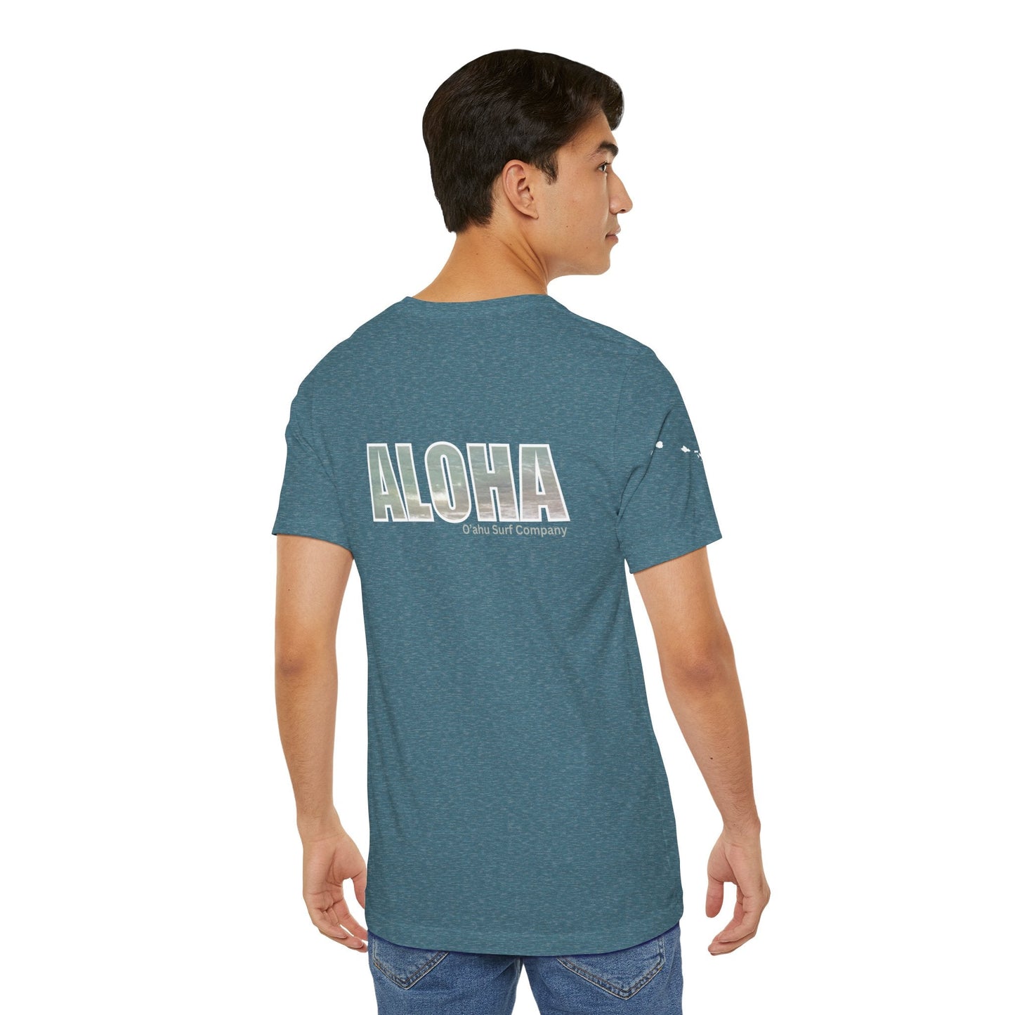 Aloha Hawaiian Islands Ocean T-shirt - O'ahu Surf Company