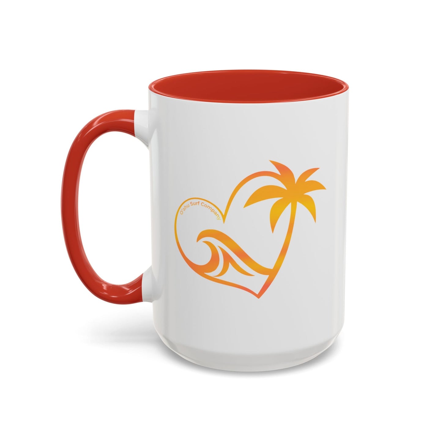 Aloha Sunset Oahu Surf Company Hawaii Mug 15oz - O'ahu Surf Company