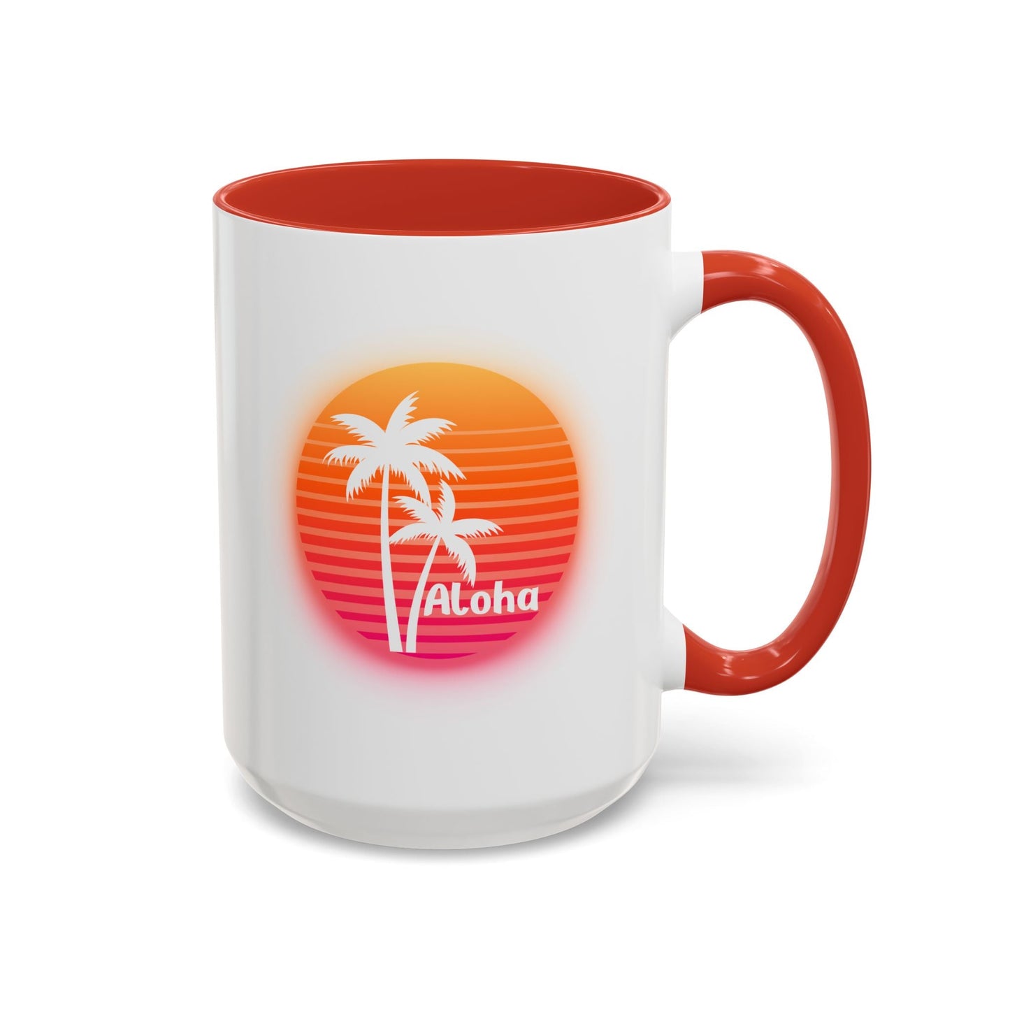 Aloha Sunset Oahu Surf Company Hawaii Mug 15oz - O'ahu Surf Company