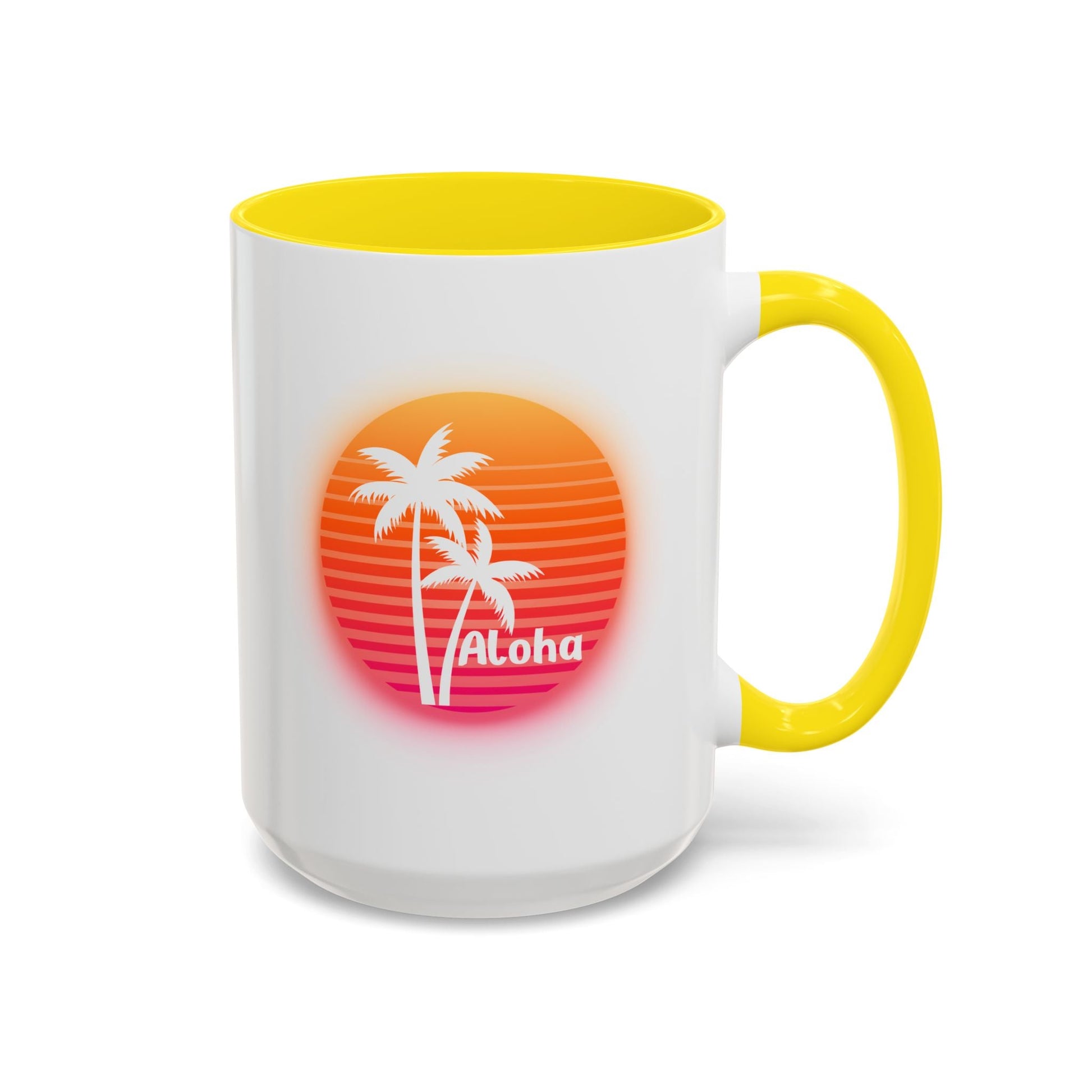 Aloha Sunset Oahu Surf Company Hawaii Mug 15oz - O'ahu Surf Company