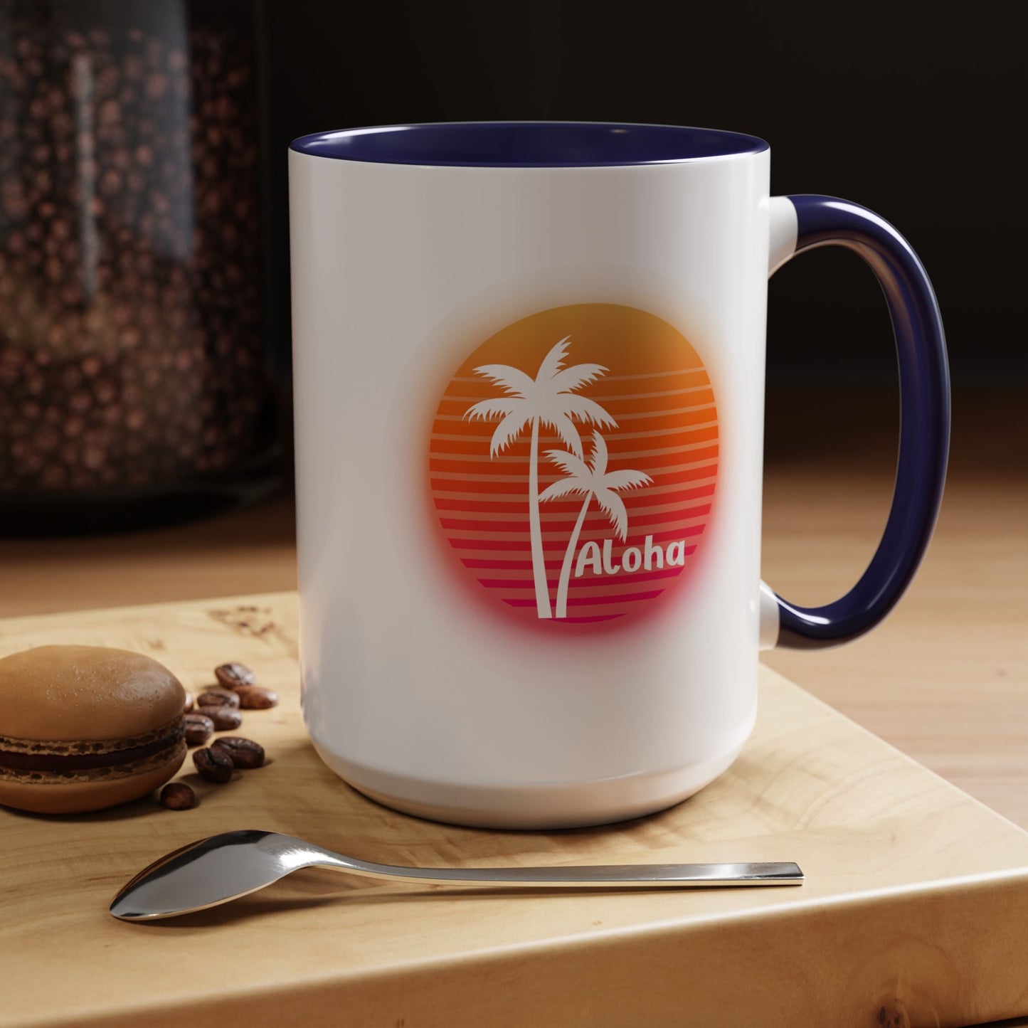 Aloha Sunset Oahu Surf Company Hawaii Mug 15oz - O'ahu Surf Company