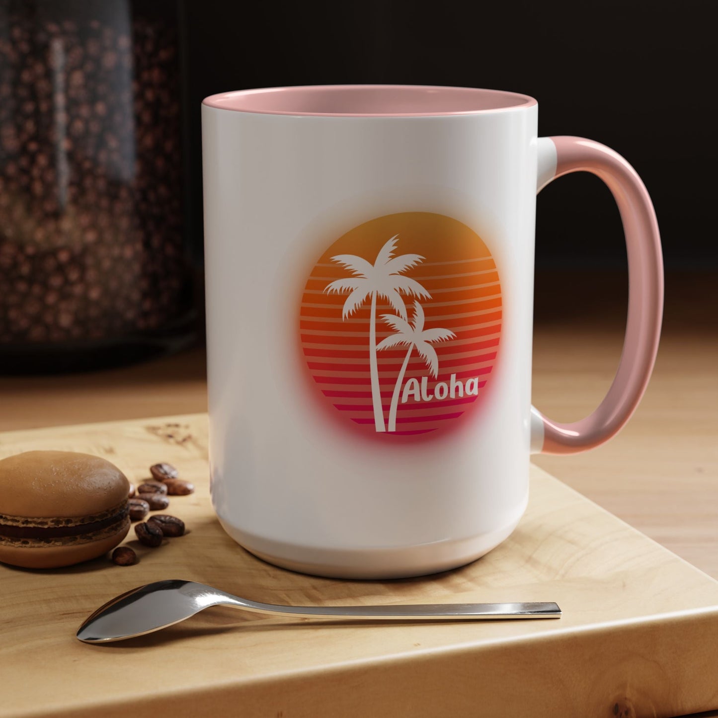 Aloha Sunset Oahu Surf Company Hawaii Mug 15oz - O'ahu Surf Company