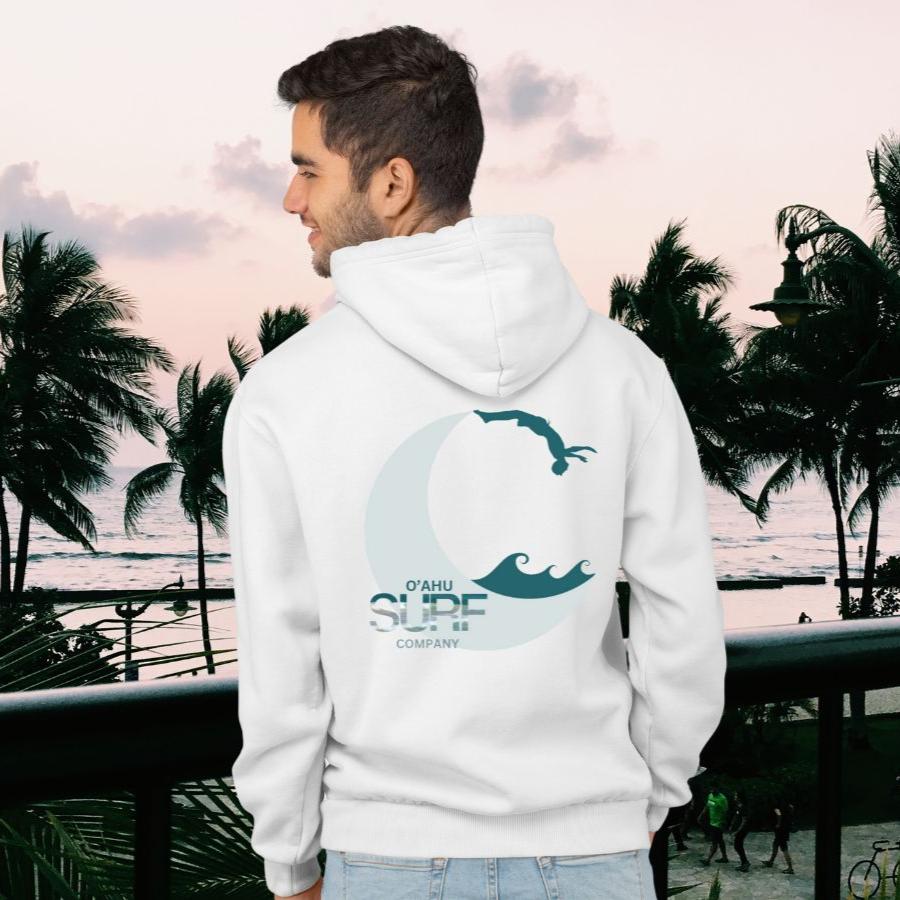 Backflip Off the Moon Unisex Surf Hoodie - O'ahu Surf Company