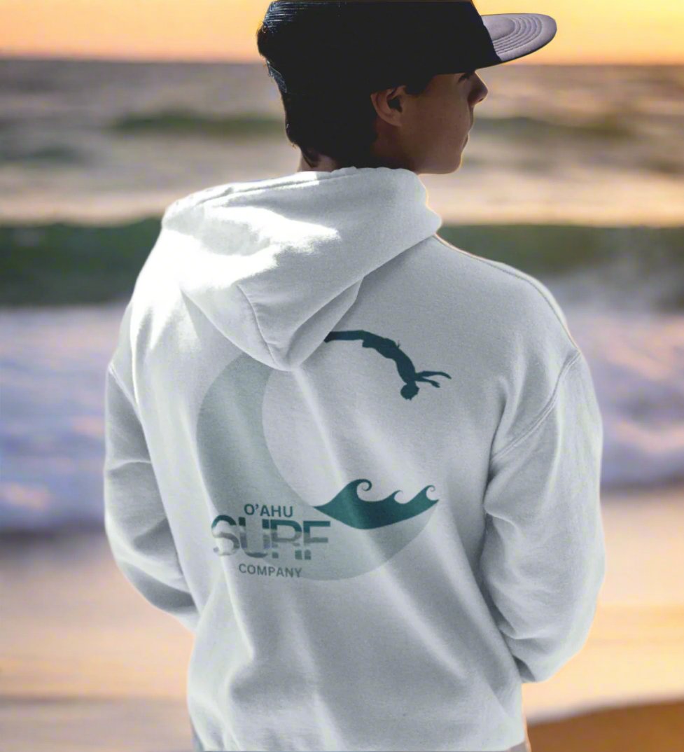 Backflip Off the Moon Unisex Surf Hoodie - O'ahu Surf Company