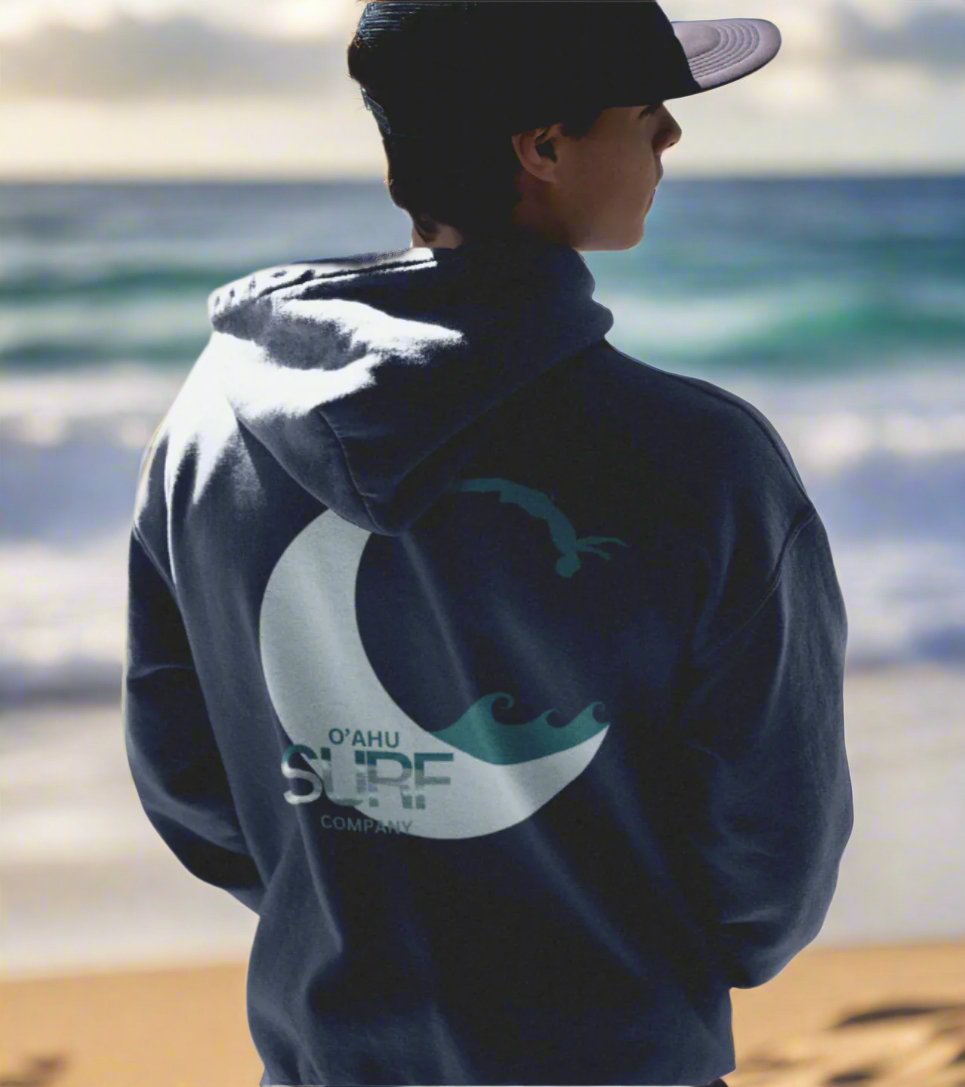 Backflip Off the Moon Unisex Surf Hoodie - O'ahu Surf Company