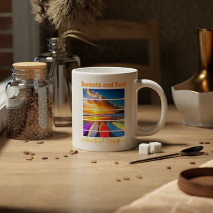 Beach House Coffee Mug, Jumbo 20oz Coastal Decor - O'ahu Surf Company