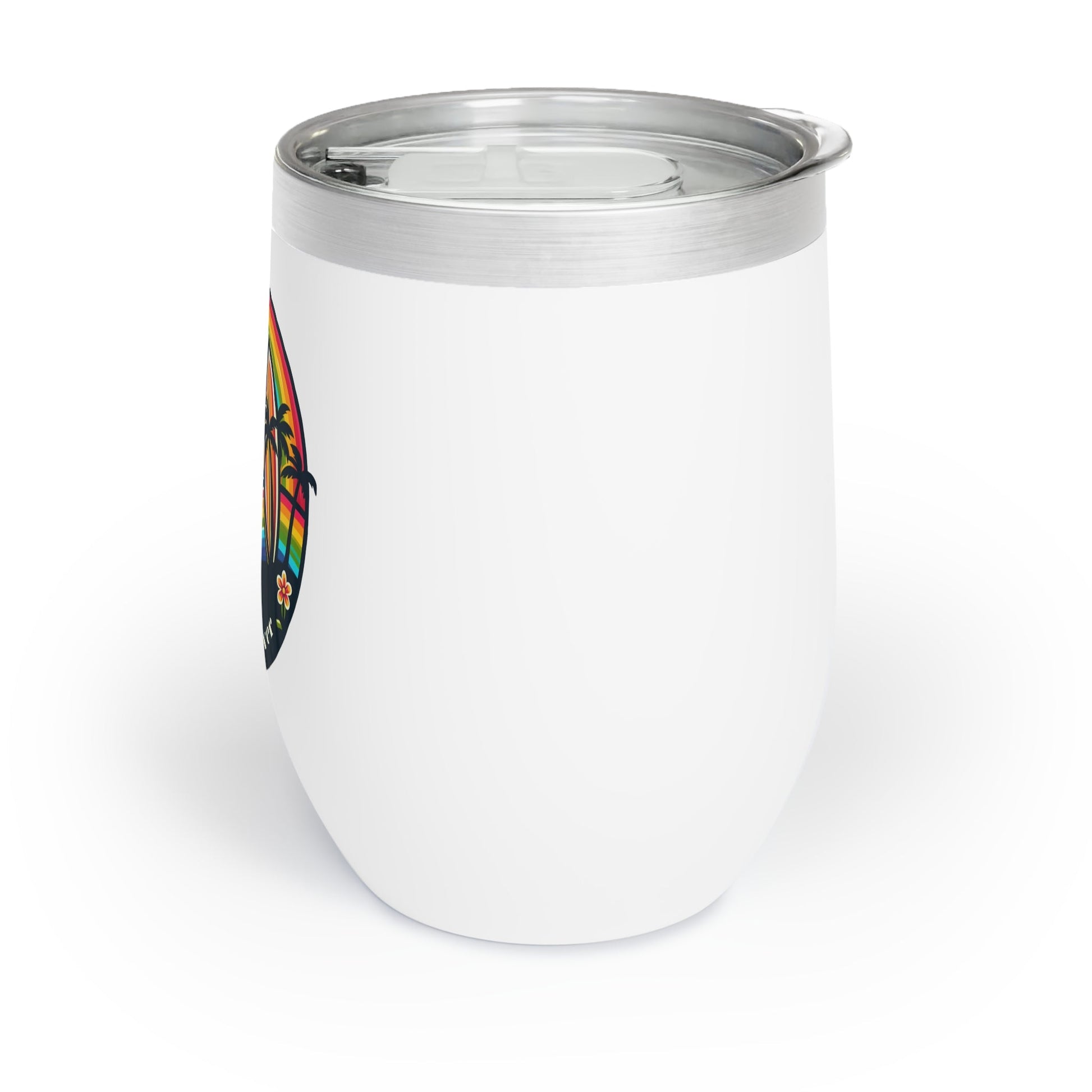 Best Mom Ever Island Rainbow Wine Tumbler - O'ahu Surf Company