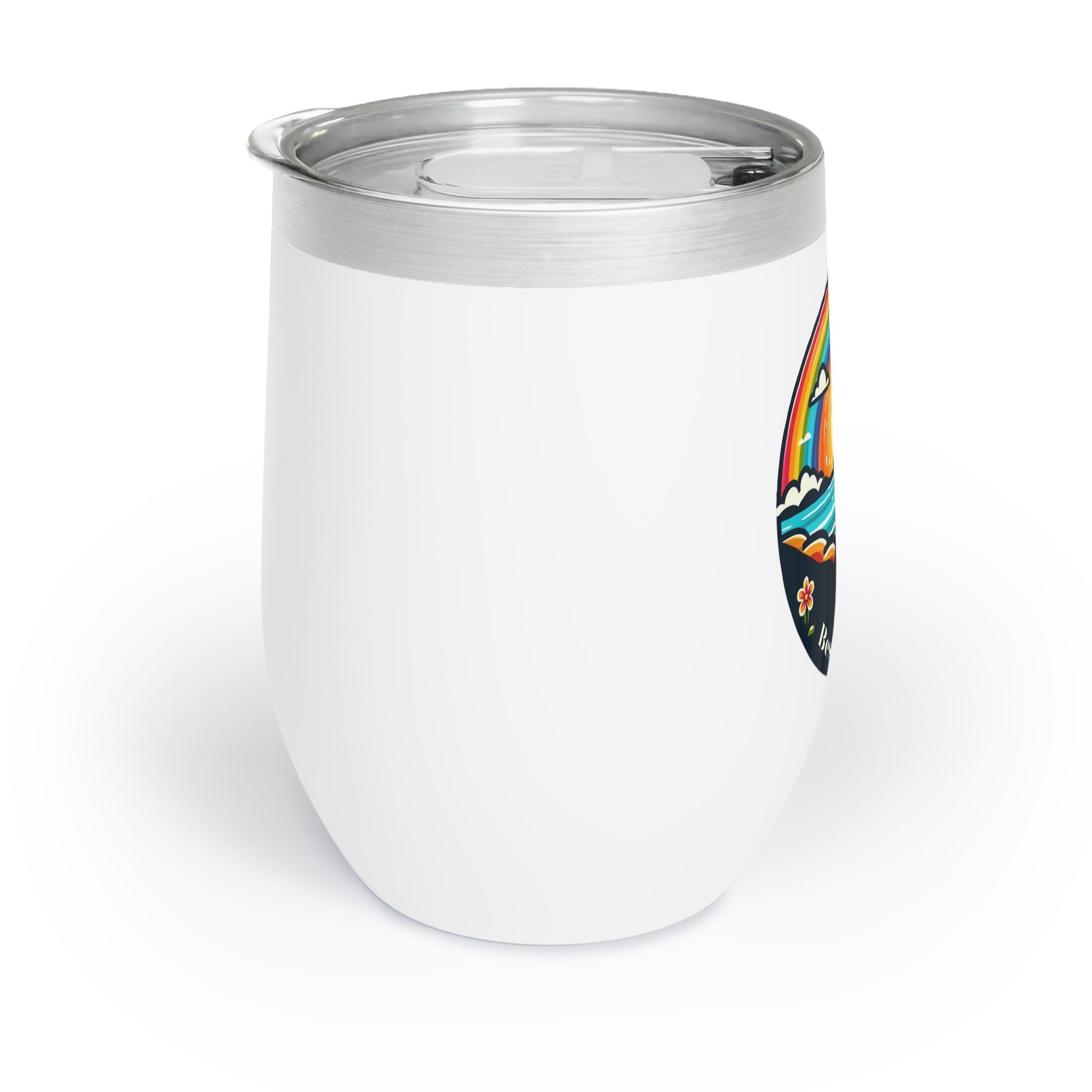 Best Mom Ever Island Rainbow Wine Tumbler - O'ahu Surf Company