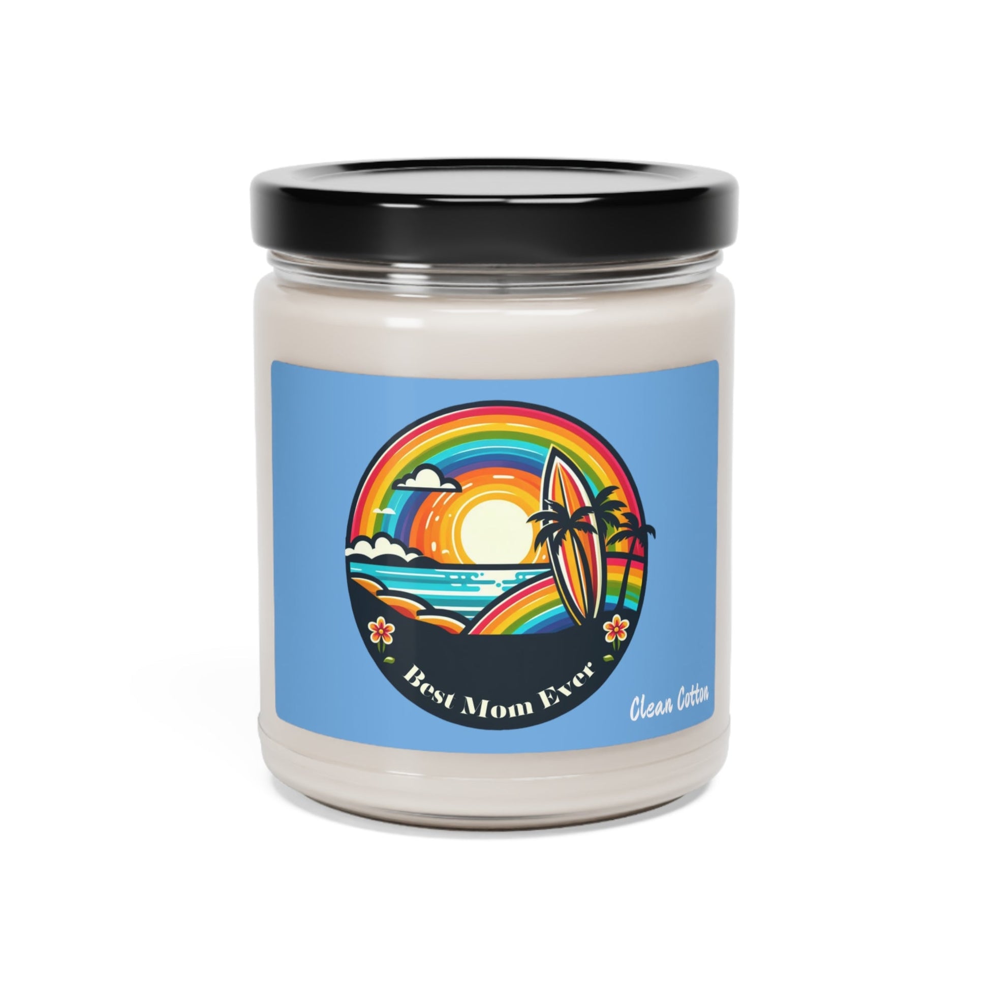 Best Mom Ever Rainbow Scented Candle, 9oz - O'ahu Surf Company