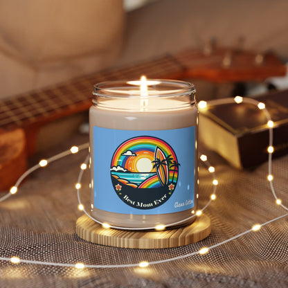 Best Mom Ever Rainbow Scented Candle, 9oz - O'ahu Surf Company