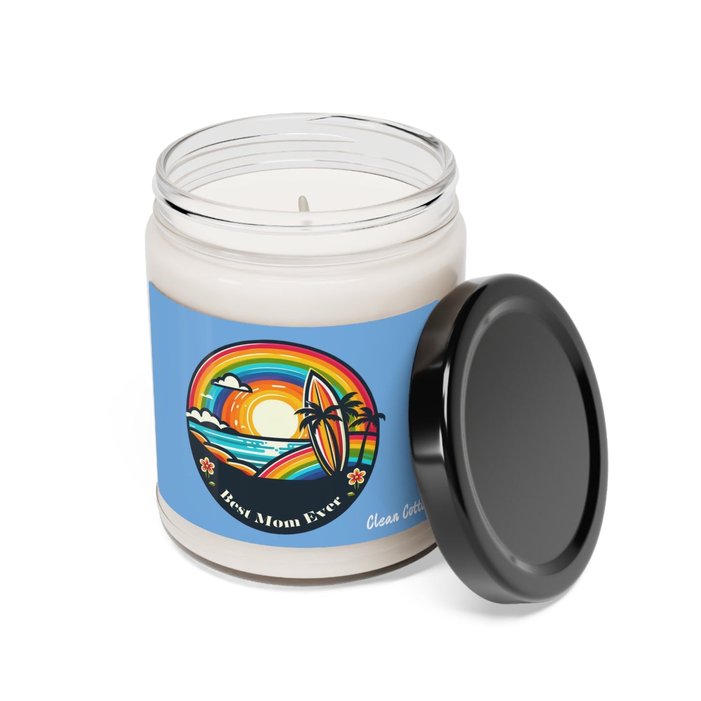 Best Mom Ever Rainbow Scented Candle, 9oz - O'ahu Surf Company