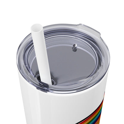 Best Mom Ever Skinny Tumbler Island Rainbow with Straw 20oz - O'ahu Surf Company