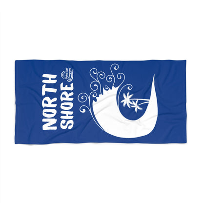 Blue Beach Towel North Shore HI Oahu Surf Company Hawaii - O'ahu Surf Company