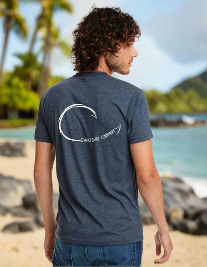 Brand Logo Wave T-shirt O'ahu Surf Company - O'ahu Surf Company