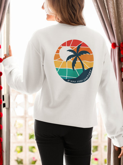 Coastal Rainbow Tropical Island Sweatshirt - O'ahu Surf Company