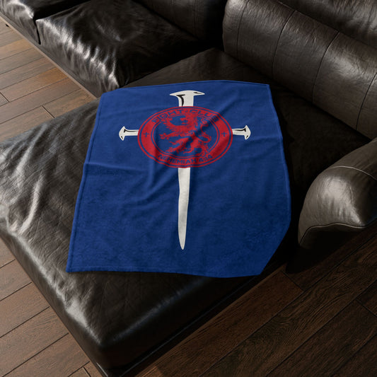 Fight Club Throw Blanket - Logo Cross - O'ahu Surf Company