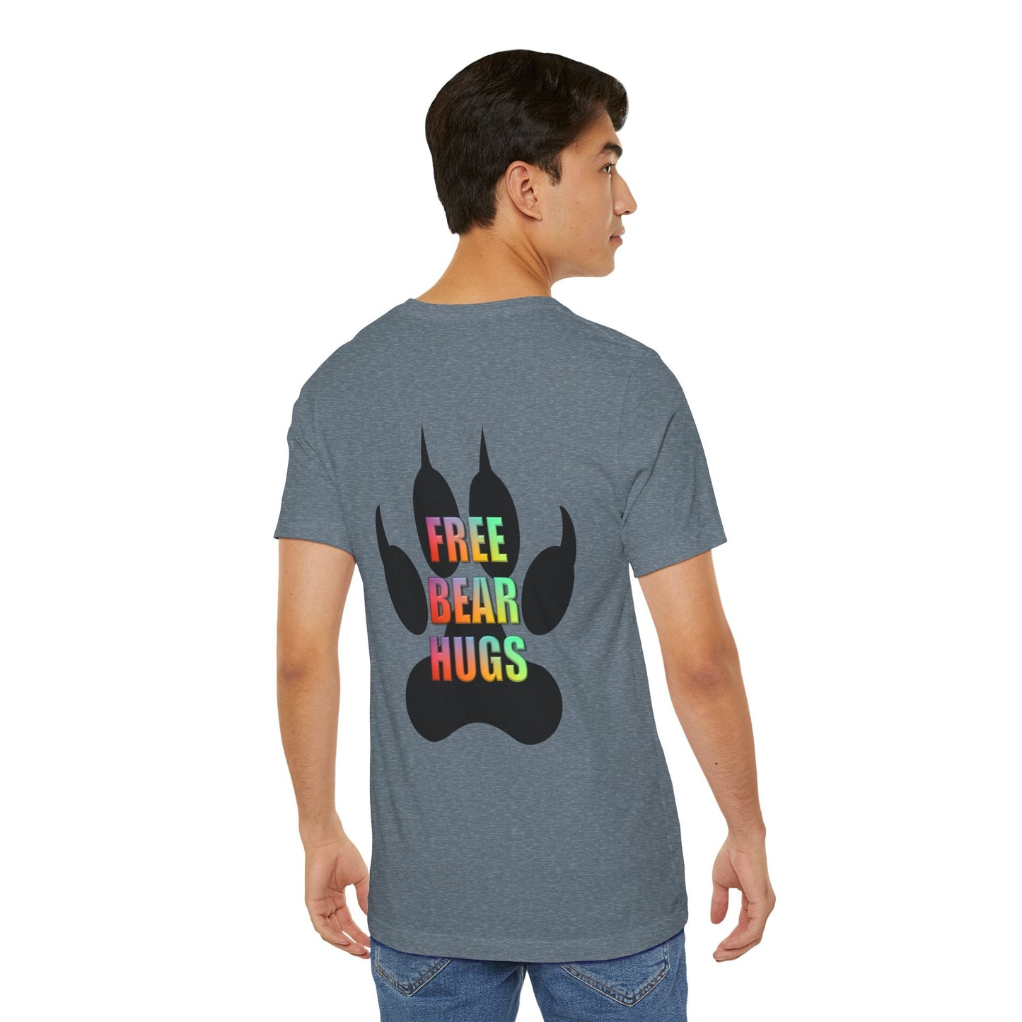 Gay Pride Free Bear Hugs Pride T-shirt - O'ahu Surf Company