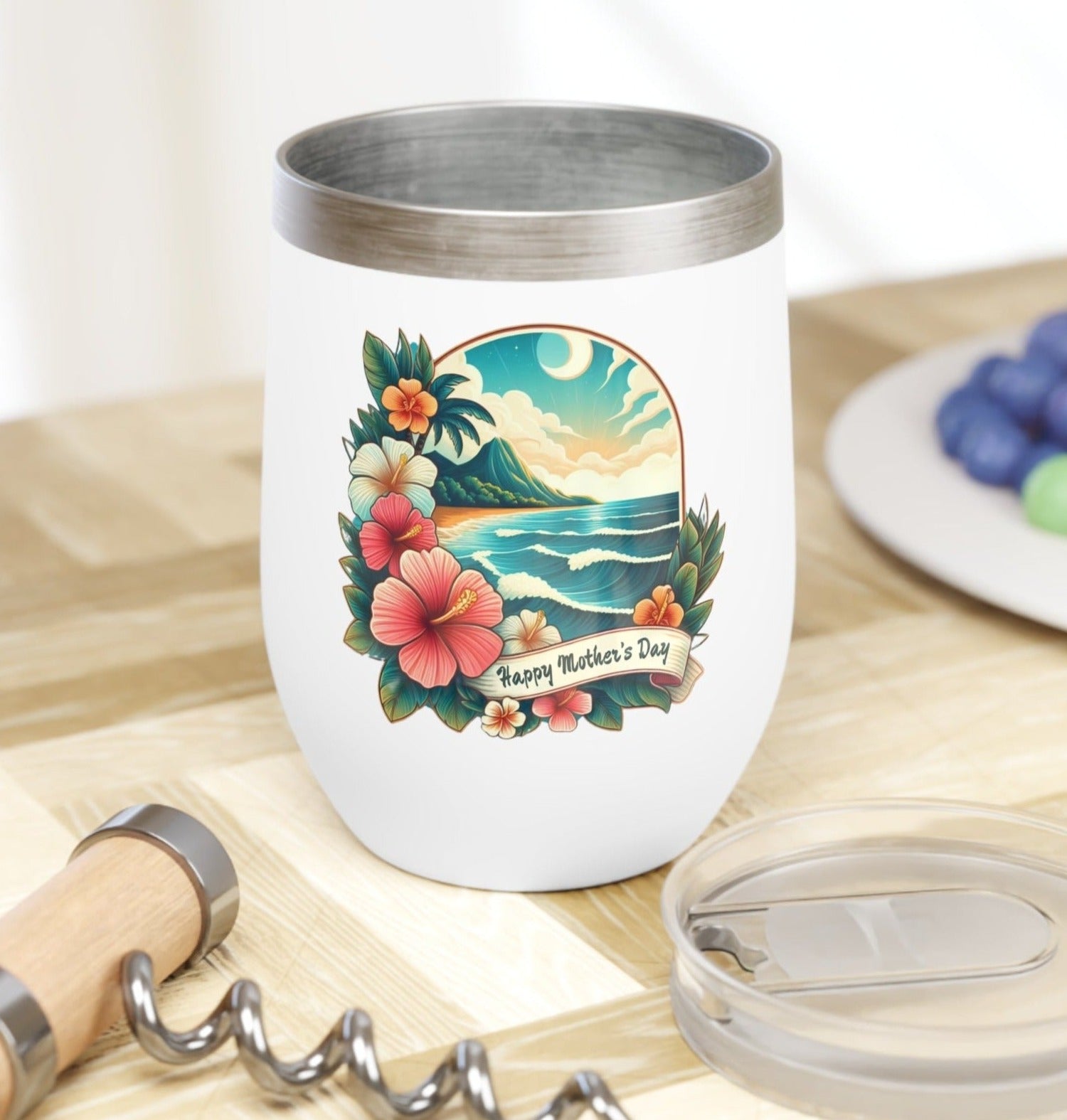 Happy Mother's Day Gift for Mom Wine Tumbler - O'ahu Surf Company