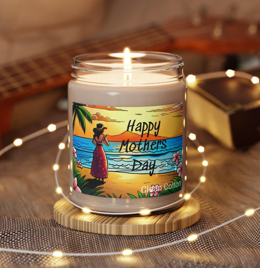 Happy Mother's Day Hawaiian Island Scented Candle, 9oz - O'ahu Surf Company