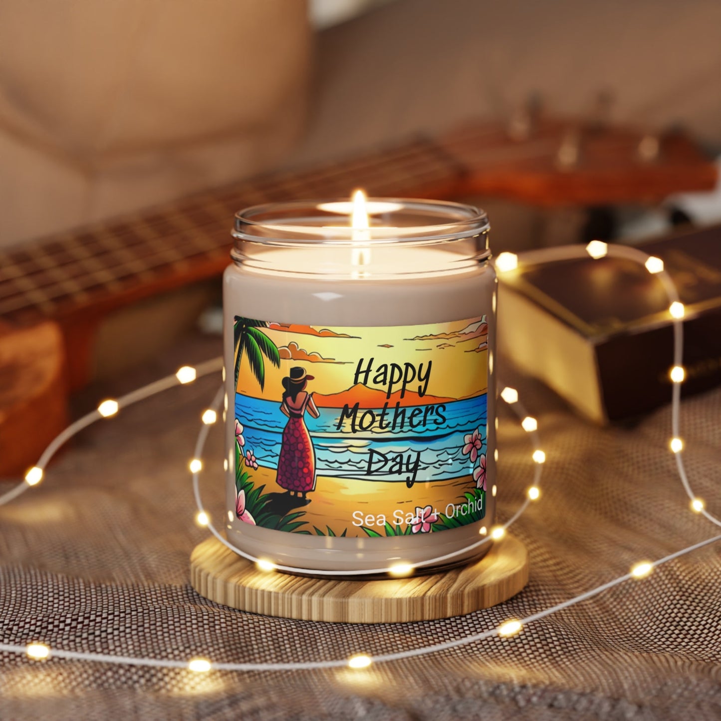 Happy Mother's Day Hawaiian Island Scented Candle, 9oz - O'ahu Surf Company