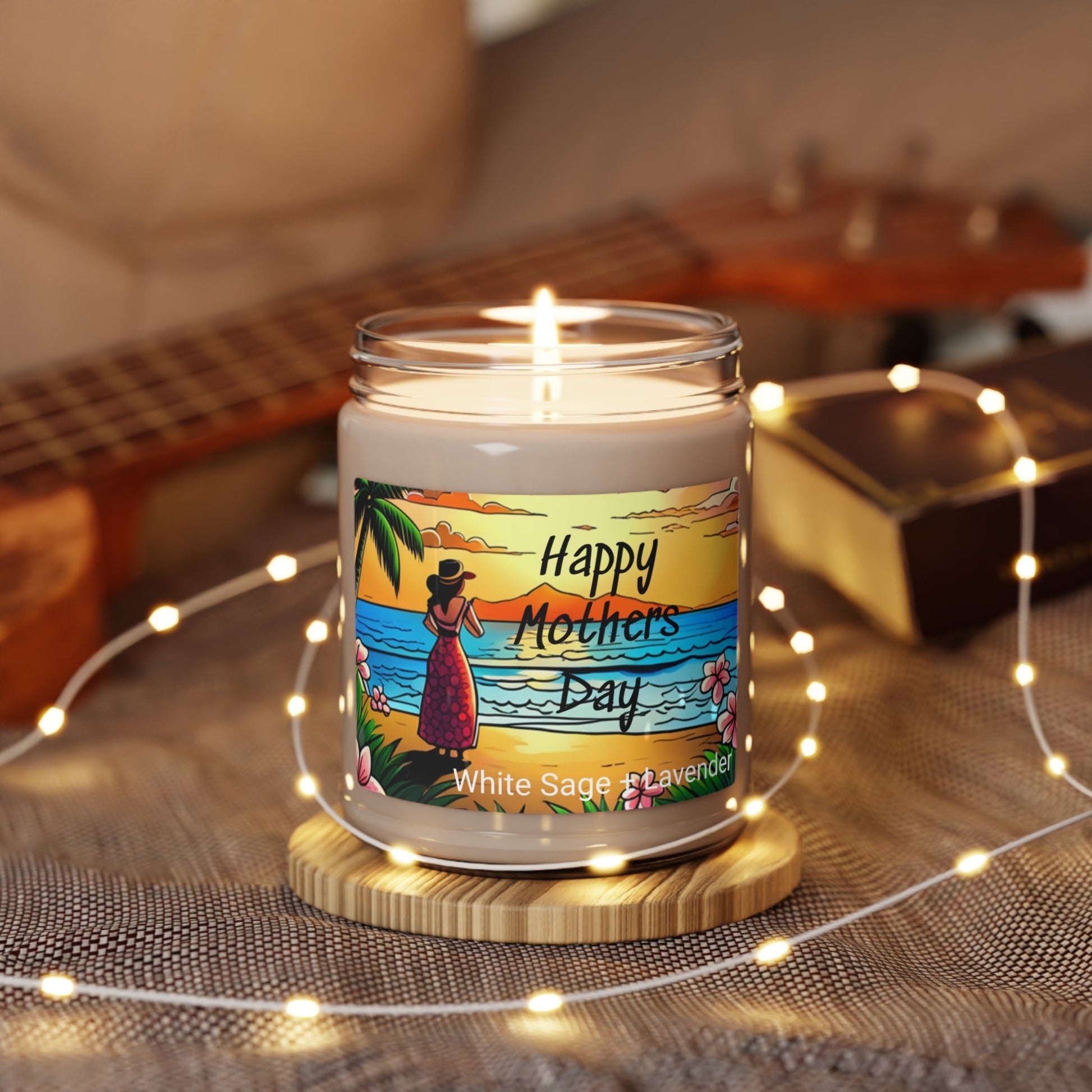 Happy Mother's Day Hawaiian Island Scented Candle, 9oz - O'ahu Surf Company