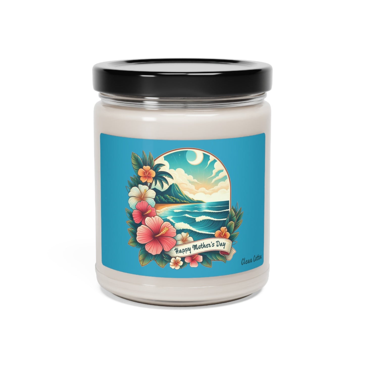 Happy Mother's Day Tropical Ocean Scented Candle, 9oz - O'ahu Surf Company