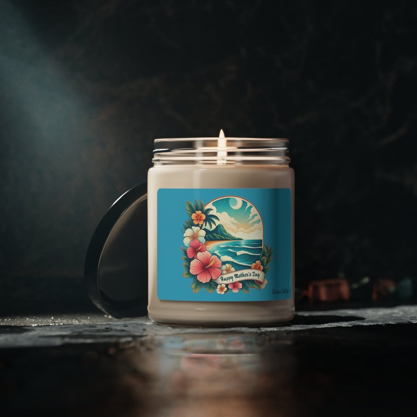 Happy Mother's Day Tropical Ocean Scented Candle, 9oz - O'ahu Surf Company