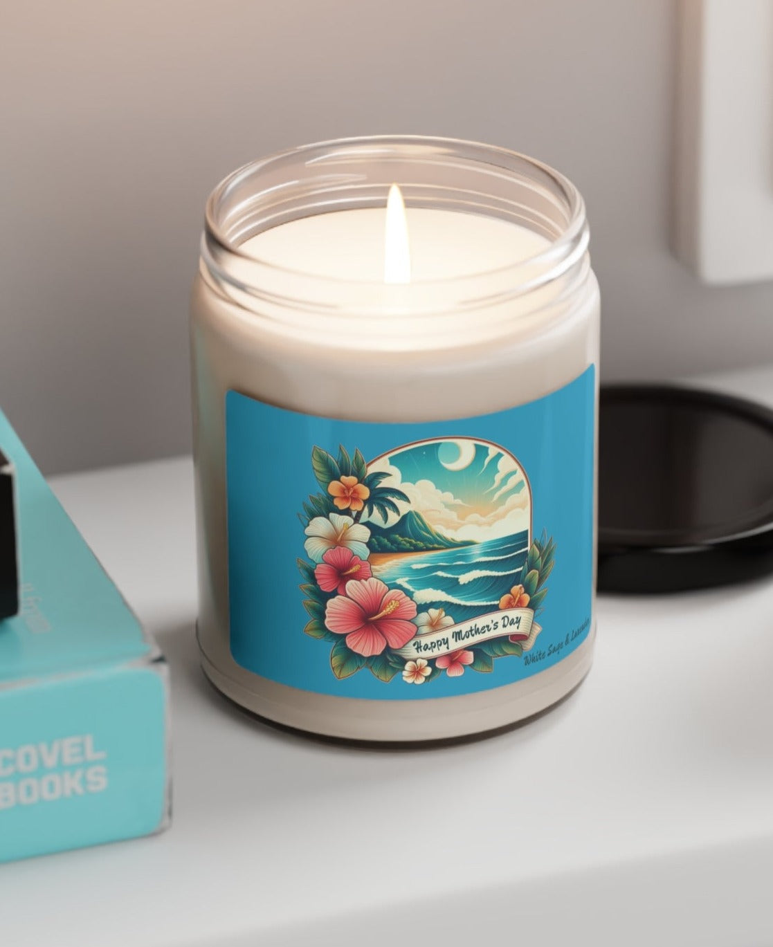 Happy Mother's Day Tropical Ocean Scented Candle, 9oz - O'ahu Surf Company