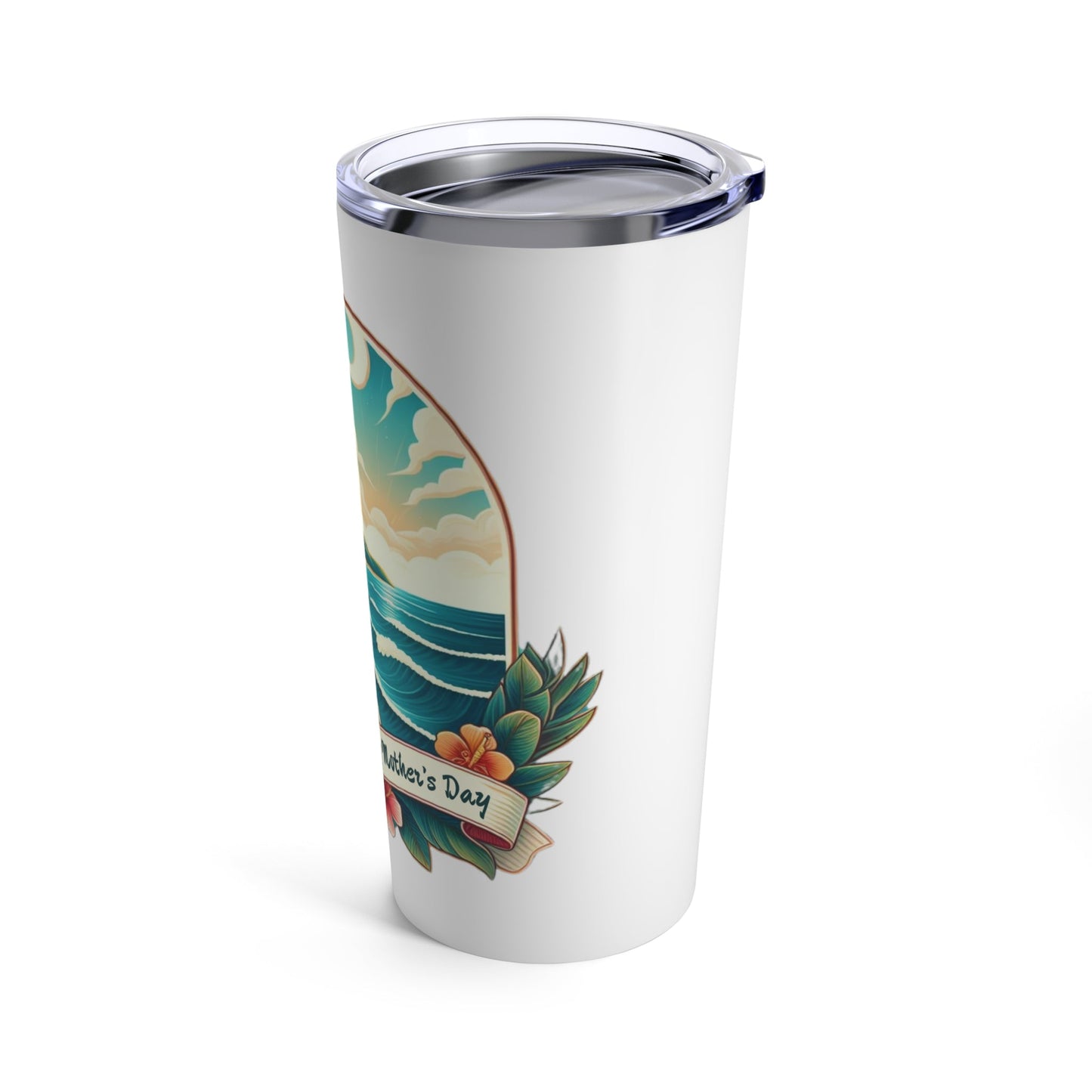 Happy Mother's Day Tropical Ocean Travel Tumbler 20oz - O'ahu Surf Company