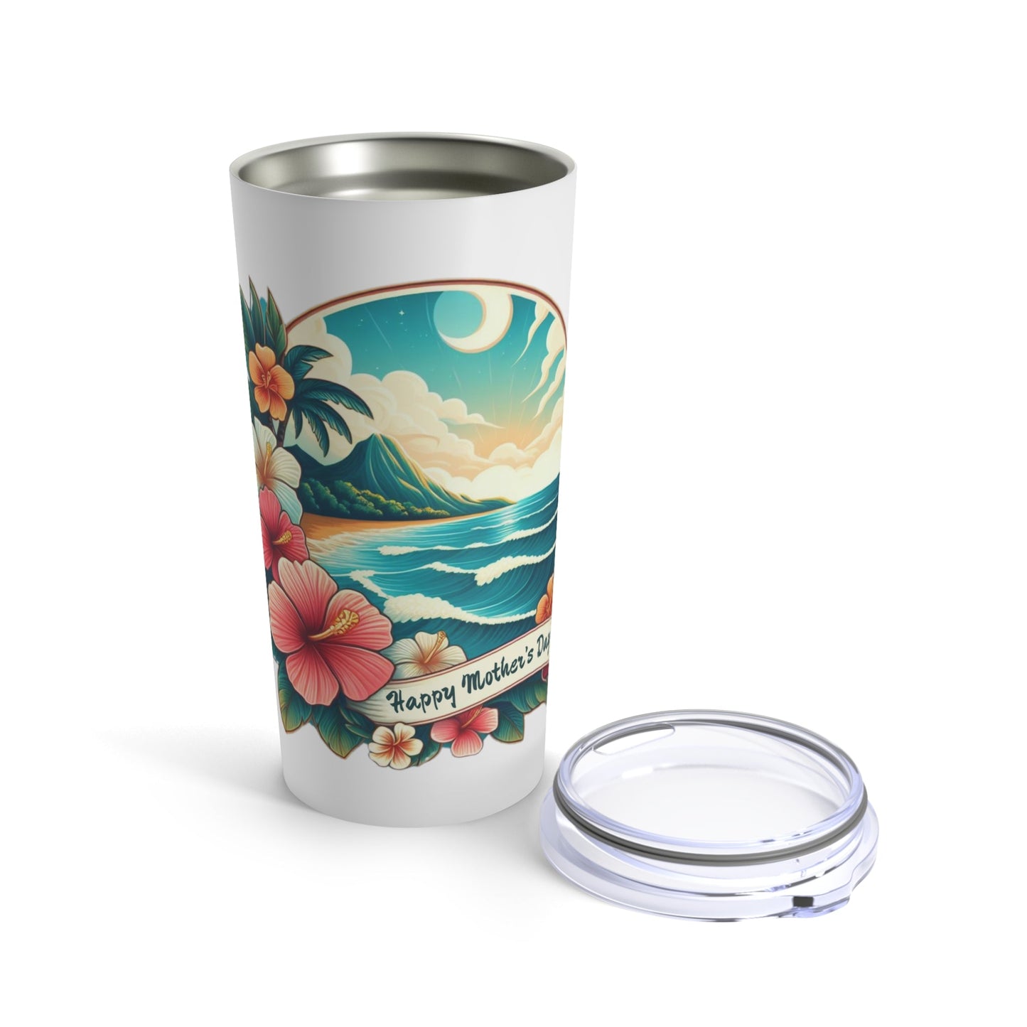 Happy Mother's Day Tropical Ocean Travel Tumbler 20oz - O'ahu Surf Company