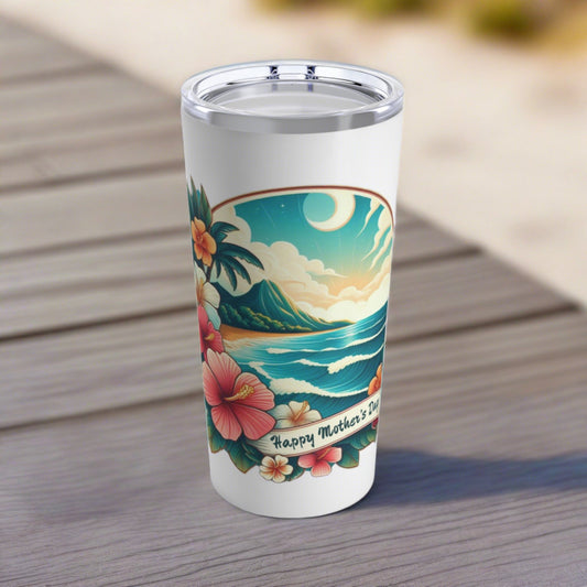 Happy Mother's Day Tropical Ocean Travel Tumbler 20oz - O'ahu Surf Company