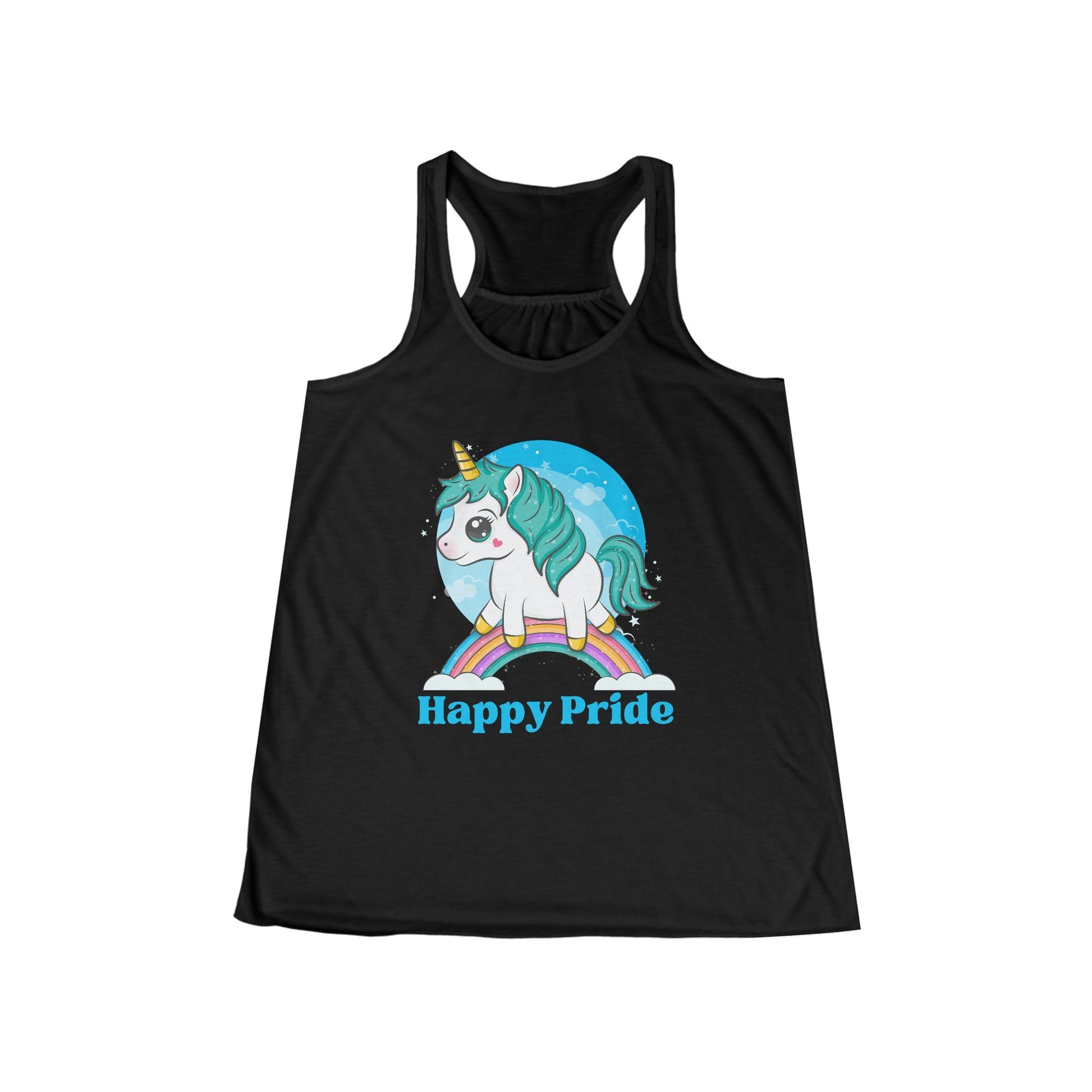 Happy Pride Rainbow Unicorn Women's Tank Top - O'ahu Surf Company