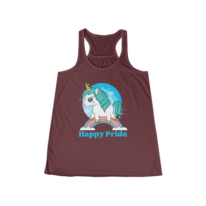 Happy Pride Rainbow Unicorn Women's Tank Top - O'ahu Surf Company