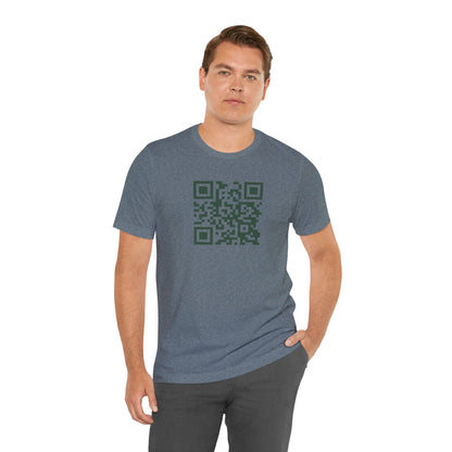 Hawaii cadre of The Military & Hospitaller T-Shirt - QR Front Green Cross Back - O'ahu Surf Company