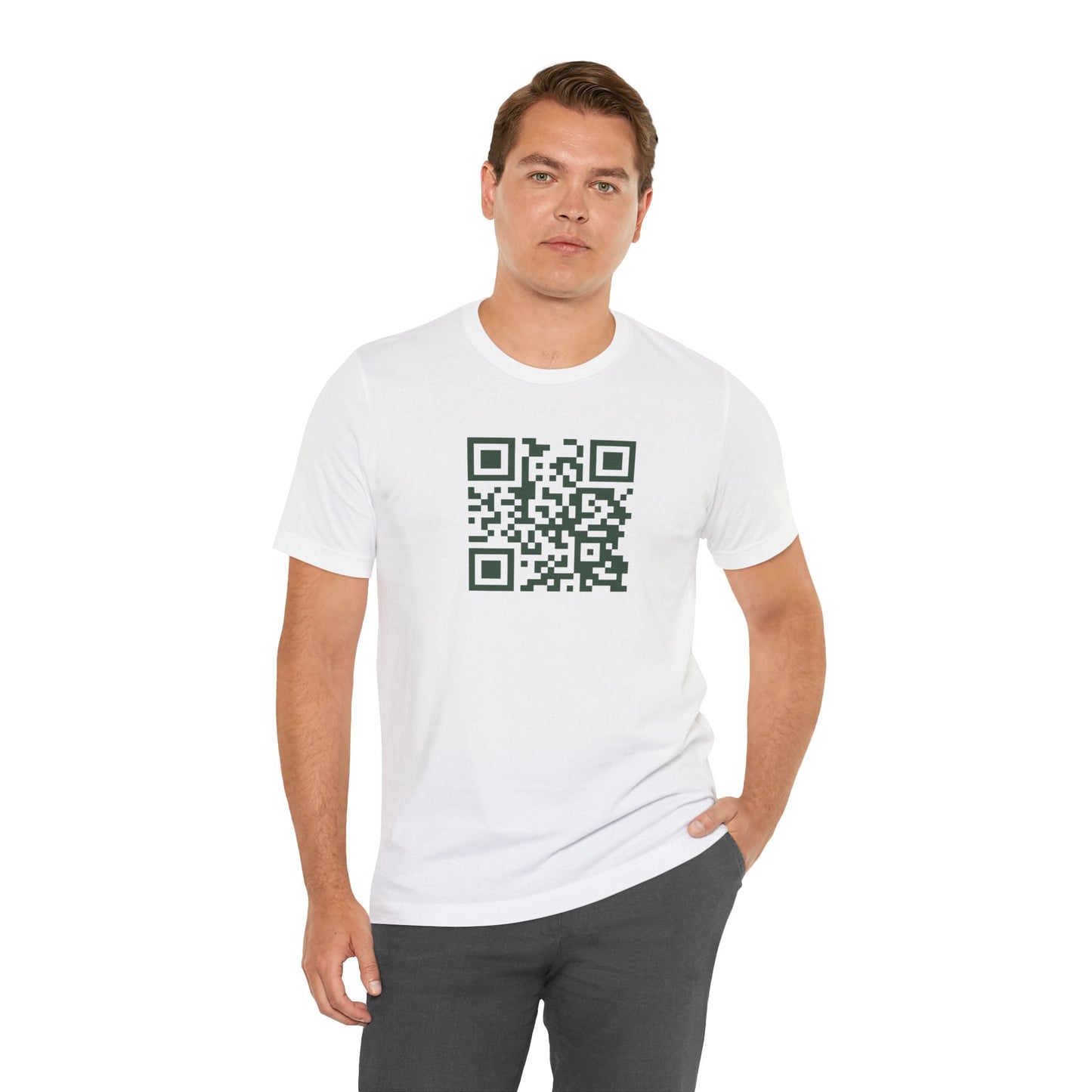 Hawaii cadre of The Military & Hospitaller T-Shirt - QR Front Green Cross Back - O'ahu Surf Company