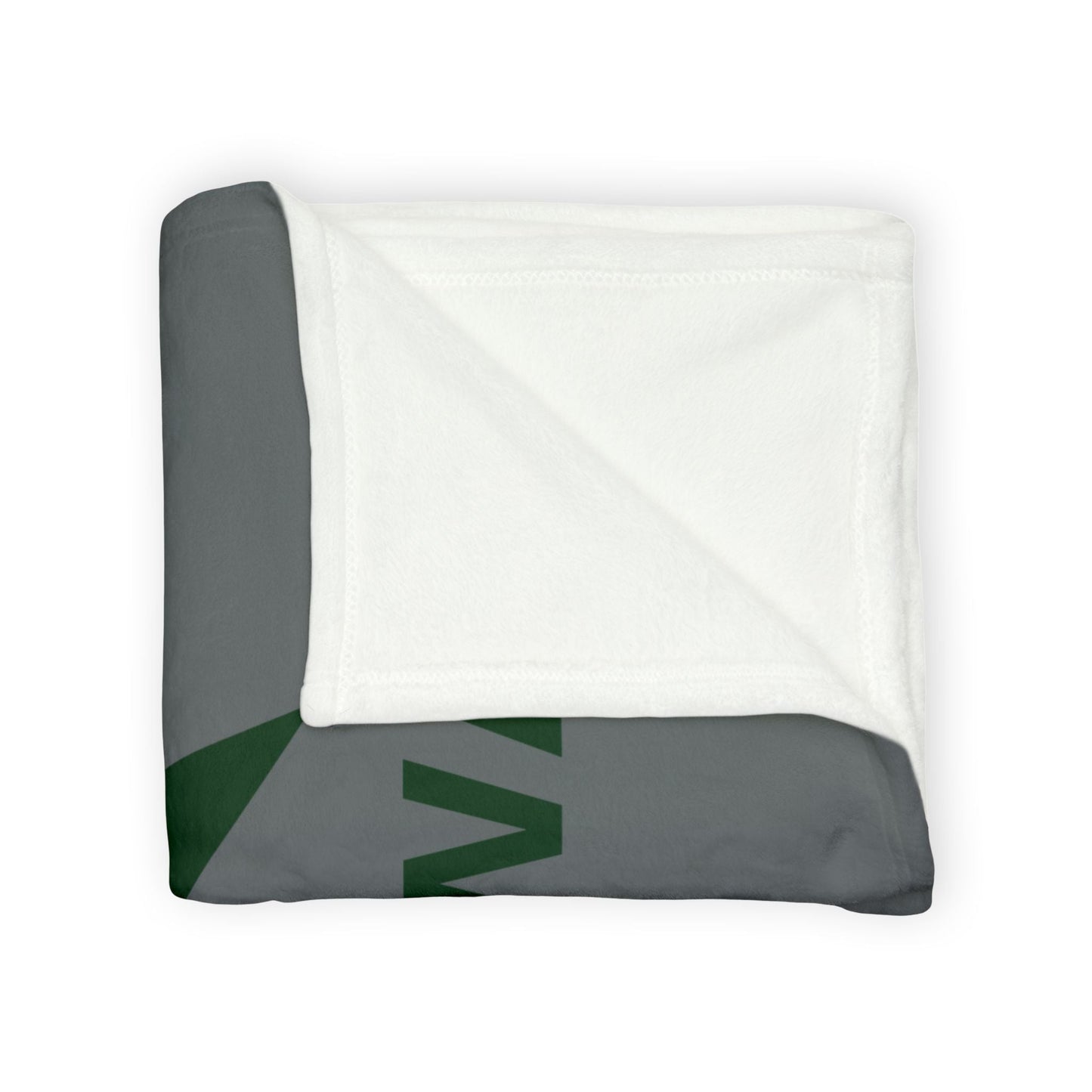 Hawaii cadre of The Military & Hospitaller Throw Blanket - Dark Grey - O'ahu Surf Company