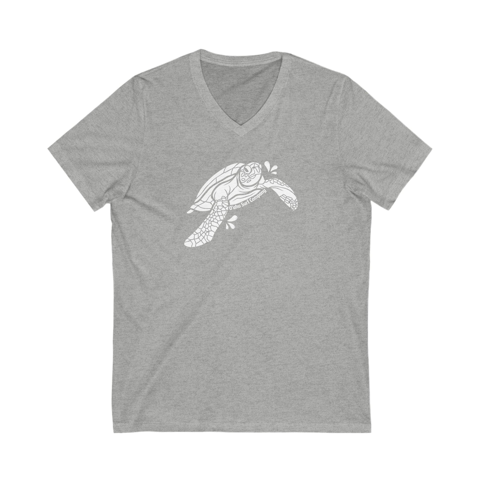 Hawaii Green Sea Turtle Honu V - Neck T-Shirt - O'ahu Surf Company