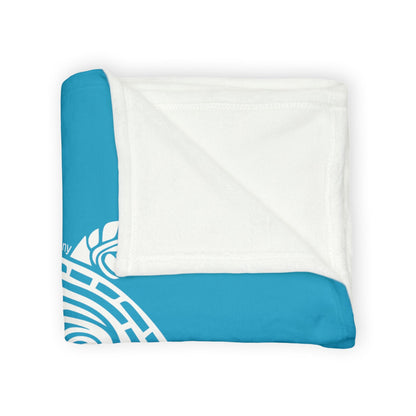 Hawaii Honu Green Sea Turtle Throw Blanket - Turquoise - O'ahu Surf Company