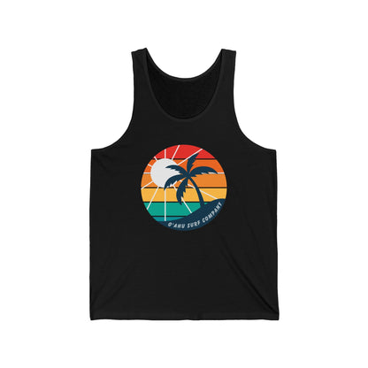 Hawaii Rainbow Colors Unisex Island Surf Tank Top - O'ahu Surf Company