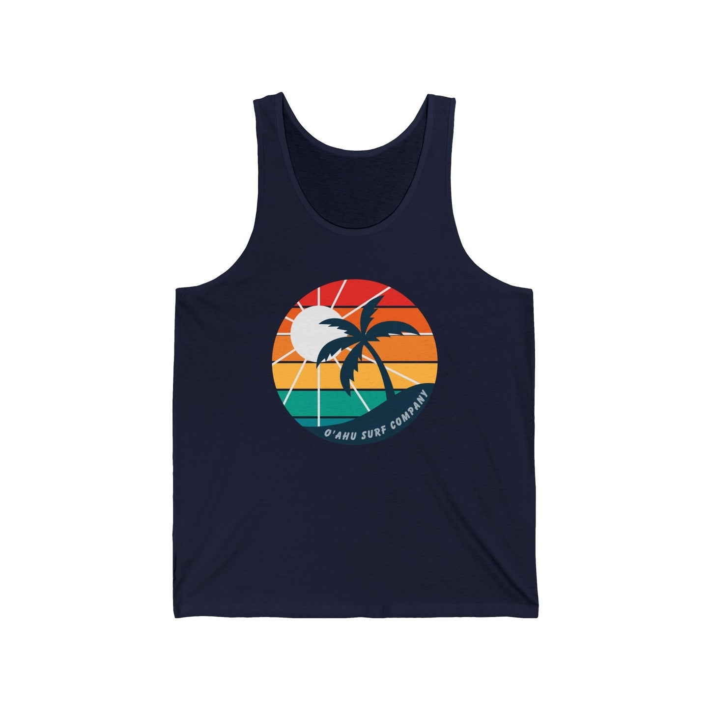 Hawaii Rainbow Colors Unisex Tank Top - O'ahu Surf Company